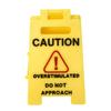 Caution Overstimulated Desk Sign Do Not Approach Office Desk Sign Workspace Cubicle Sign Gag Gift for Coworker Teammate