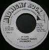 7inch Record JIM BROWN - In Time NONE Midnight Rock Jamaica Reggae, Ska & Dub Used