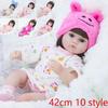42cm Toy Full Body Silicone Water Proof Bath Toy Popular Reborn Toddler Baby Dolls Bebe Doll Reborn Lifelike Soft Touch