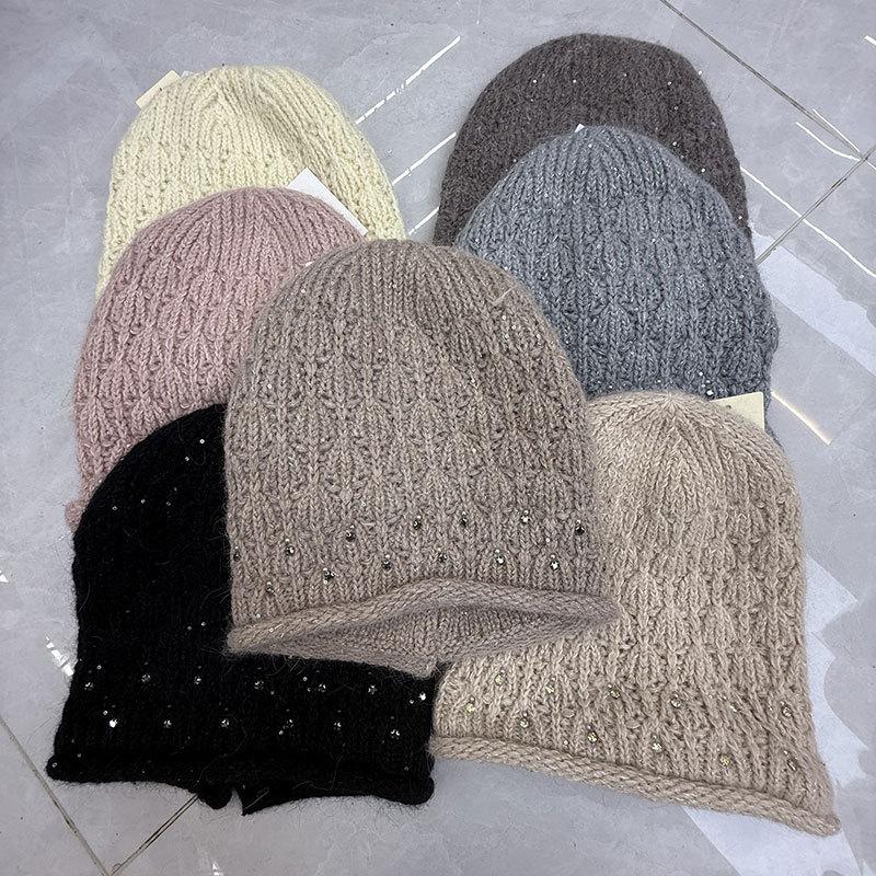 Autumn and winter new baotou hat versatile trend street retro wool hat warm ear protector stack hat cold hat woman
