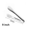 Kitchen Tools Anti-heat Cooking Barbecue Food Clip Buffet Clamp Stainless Steel BBQ Tongs