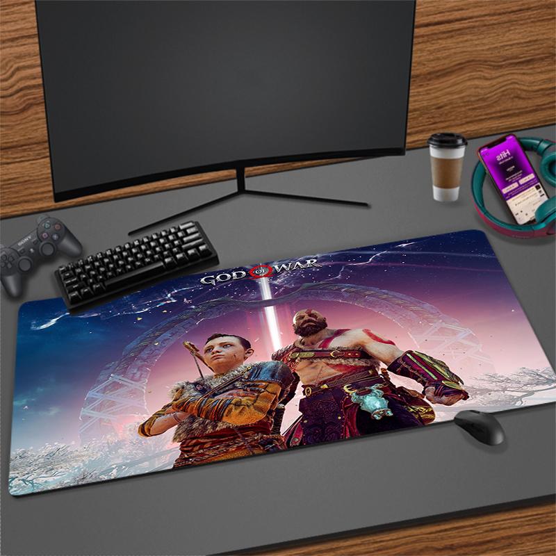 Xxl Mouse Pad God of War Gaming Accessories Keyboard Computer Desk Mat Game Big Carpet 90x40 Large Gamer Cabinet Table Mousepad