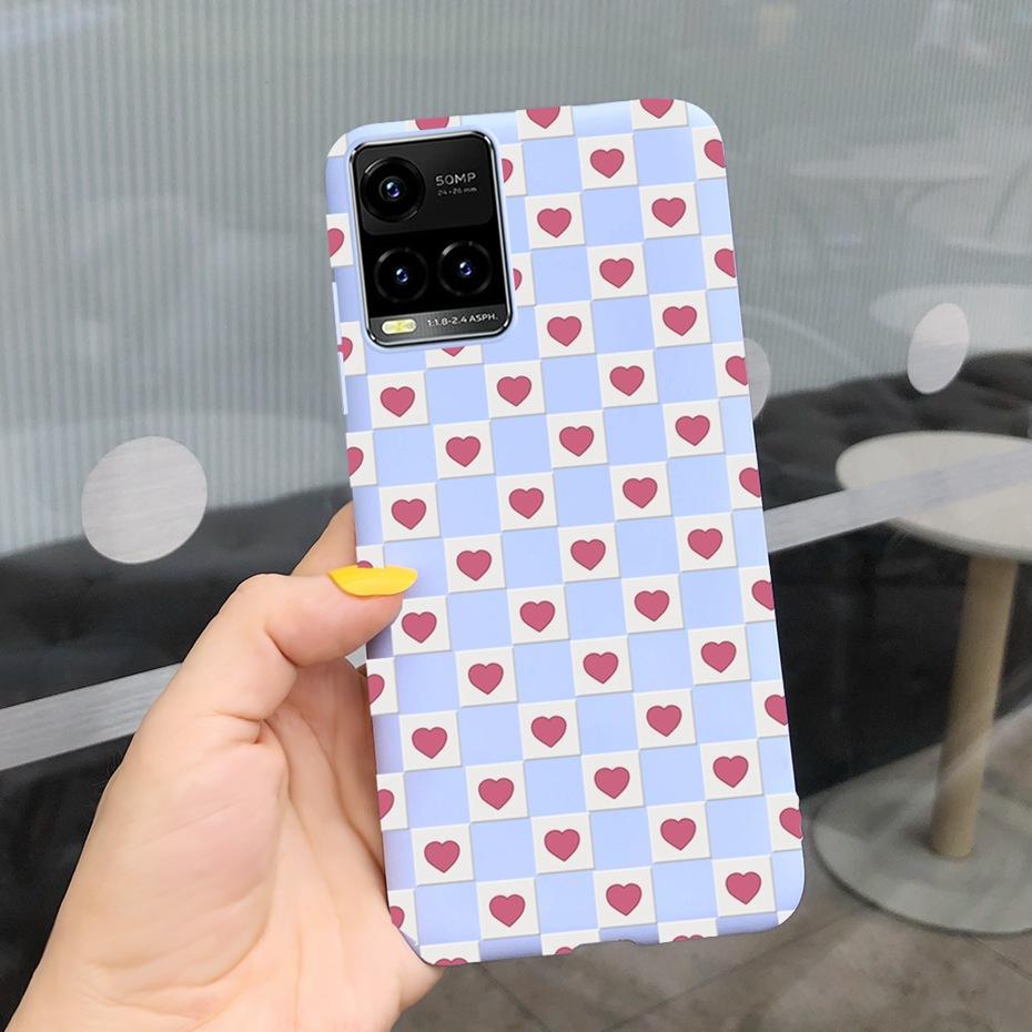 Lovely Silicone Case For Vivo Y33s Case Phone Cover Vivo Y21 2021 Y21s TPU Bumper On Vivo Y33S 4G Y33 S Y21 Y 21S Coque Fundas