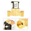 AC220V DC12V DN15 G1/2 Brass Electric Solenoid Valve Normally Closed Water Inlet Switch For Solar Water Heater