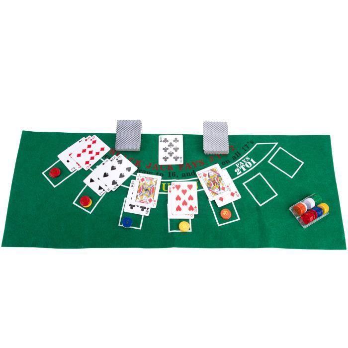 Set de joc de cazino - Engelhart - Ruletă 12'' și Black Jack - Mixt - De la 14 ani
