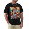 Arunisexian Pomegranate Tshirt Casual Breathable Short Sleeve Top