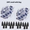 20Pcs Universal Vacuum Tyre Repair Set For Car Motorcycle Scooter Rubber Tubeless Tire Repair Kit Glue Free Repair Tire Nails