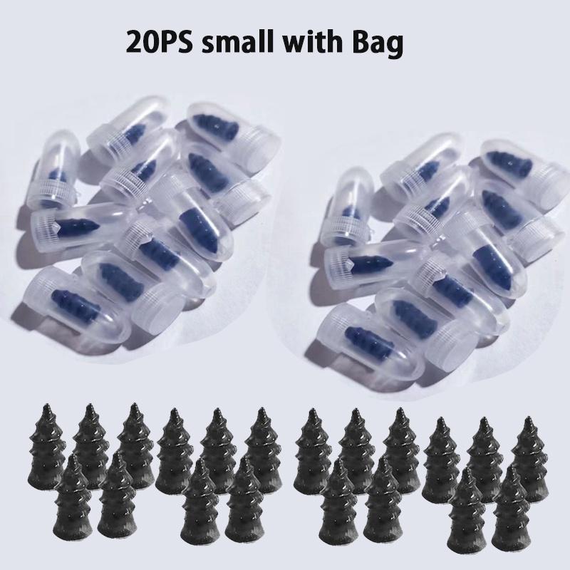 20Pcs Universal Vacuum Tyre Repair Set For Car Motorcycle Scooter Rubber Tubeless Tire Repair Kit Glue Free Repair Tire Nails