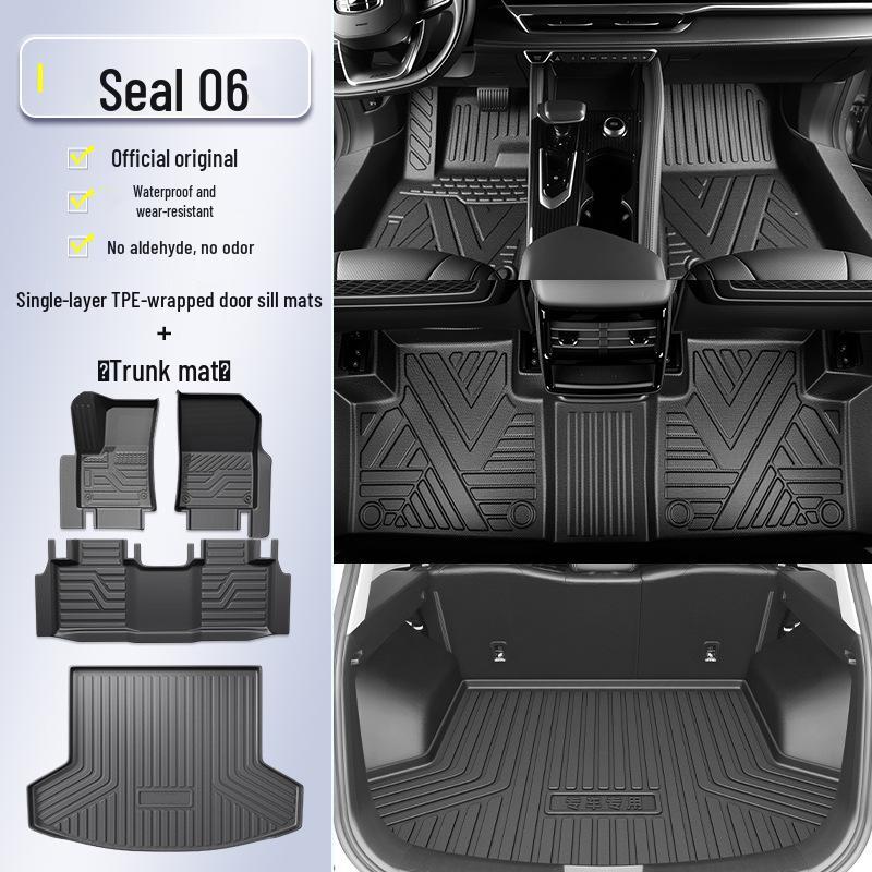 Full Coverage TPE Floor Mats for 2025 BYD Seal 06 DMi EV