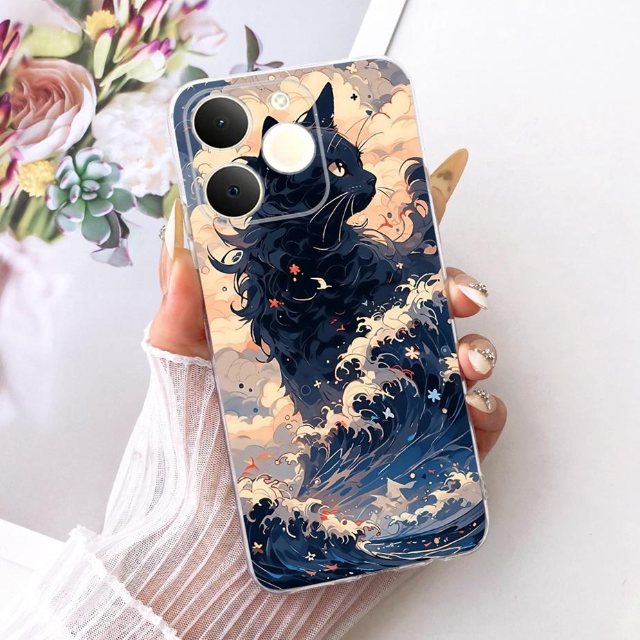 For Realme Note 70 Note70 T Case RMX5313 Cute Cat Painted Cover Soft Slim Phone Case For Realme Note 70T Narzo 80 LIte 4G Fundas