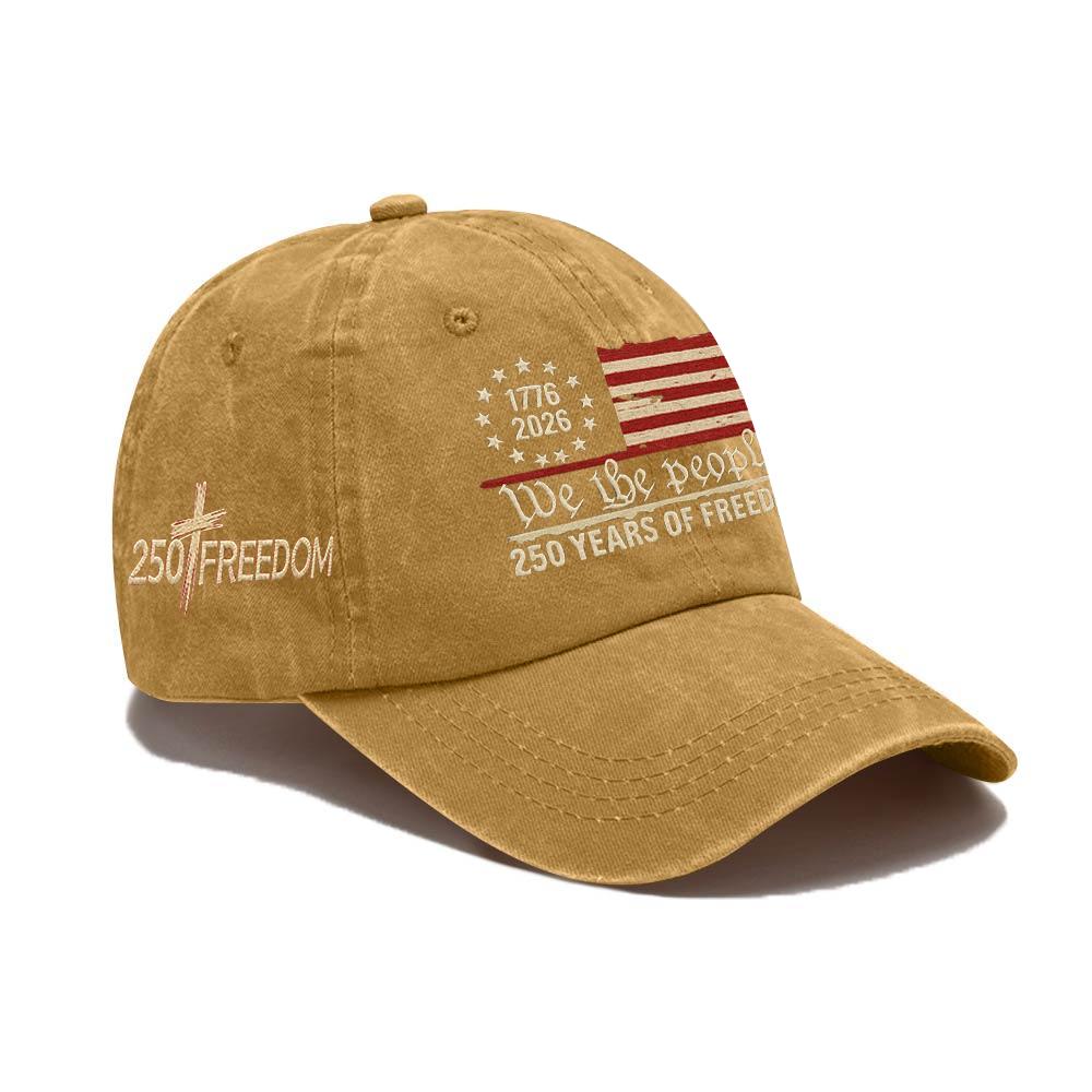 American 250th Independence Day Baseball Cap for Men and Women Fashionable Casual Versatile Printed Hat Spercial Holiday Gift