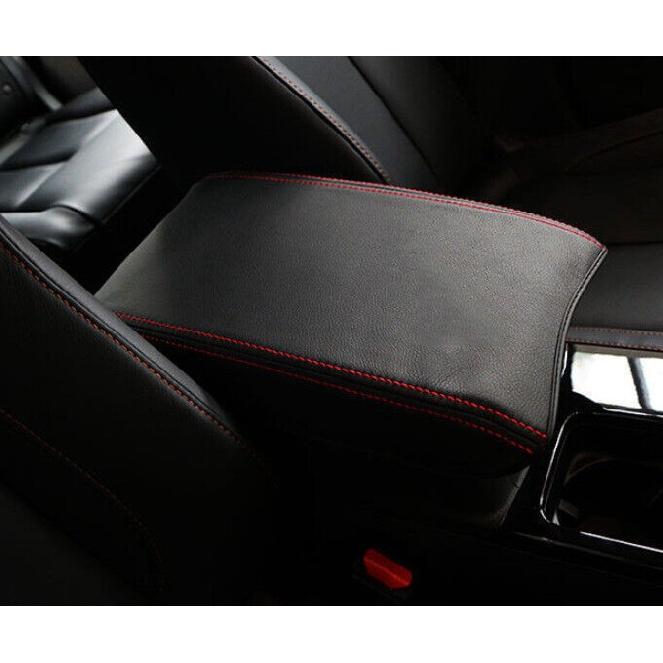 For Mitsubishi Eclipse Cross 2018-2023 Leather Black Armrest Box Cover Protector