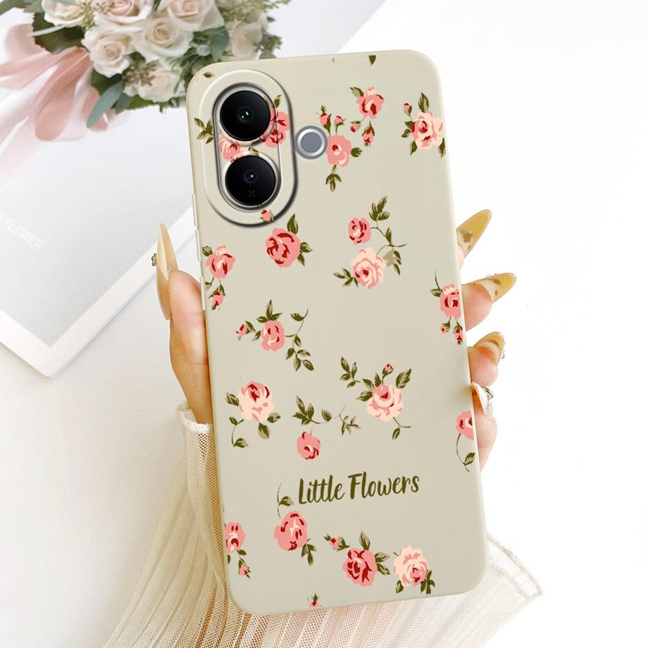 Kvetinové Daisies Slnečnice Puzdrá Pre Telefón Vivo V60 Lite V60 5G Vivo V2530 V2511 Kryt Tekutý Silikón Mäkký Nárazuvzdorný Nárazník