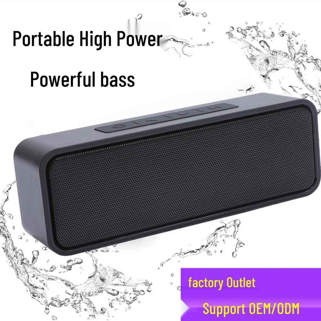 Haut-parleur Bluetooth sans fil étanche pour l'extérieur avec subwoofer haute puissance