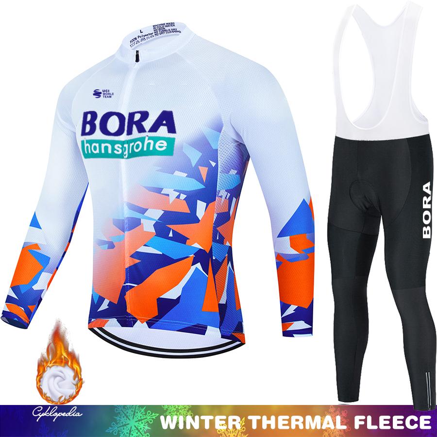 Winter Fleece Cycling Suit Thermal Jersey Clothing Men Winter Fleece Men's Bicycle Ciclismo Hombre Pants Long Sleeve Bicycles Clothes