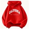 California Los Angeles Letter Printed Sweatshirt Kids Cat Children's Hoodie Fashion Casual Hoodies for Boys Girls