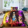 Conjunto de Roupa de Cama Exclusivo com Estampa 3D dos Esquilos Alvin Capa de Edredom Colcha Cama Jovem Crianças Meninas Meninos Presente
