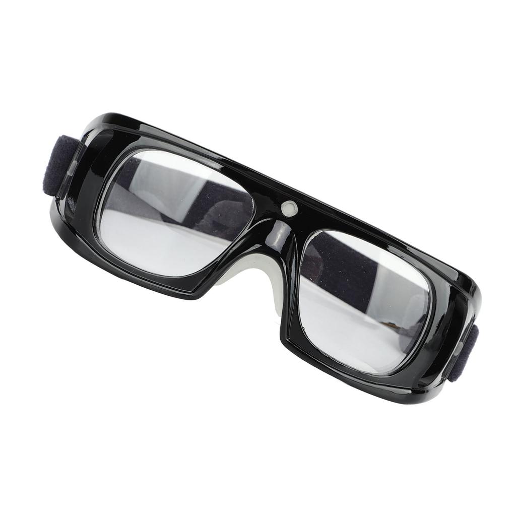 Sportbrille   Verstellbares Design Gebogene Passform Rahmen   Resistentes PC-Material Schützende Basketballbrille für Kinder