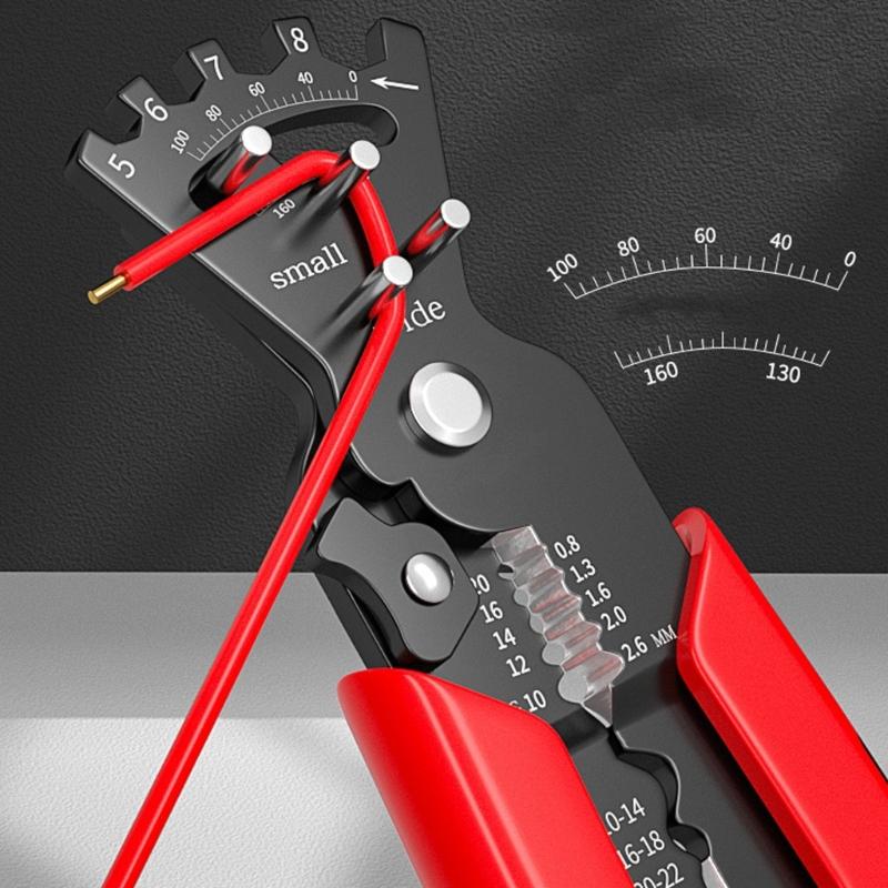 Multifunctional Special Wire Stripping Pliers Pressing Wire Winding Scissors for Electrician Cutting Wire Stripping Skin