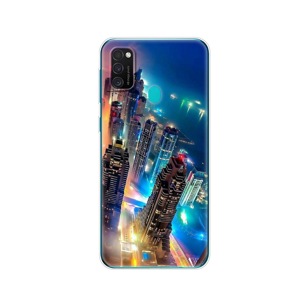 For Samsung M21 Case 6.4" Silicon Soft Tpu Cover For Samsung Galaxy M21 M 21 SM-M215FZGUSER M215 Phone Back Bag Protective Shell
