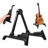 XFuture Guitar Stand Bass Stand In Ukulele Stand Foldable Guitar Stand Lightweight Aluminum Alloy Stable Structure Silicone Compatible with Multiple