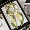 New Literary Fashionable Bandana Imitation Silk 70*70Cm Temperament Square Scarves Women SpringSummer Soft Satin Scarf