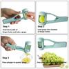 Grape Cutter for Toddlers Grape Tomato Cherry Strawberry Cutter Tools Into 4 Pieces for Vegetable Fruit Salad Kitchen Gadget