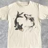 Japanese Koi Fish T-Shirt, Wabi Sabi Shirt, Japanese Aesthetics, Gift for Koi Lovers, Vintage Koi Shirt, Japanese Streetwear, Japanese Art