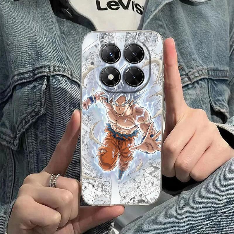 Anime Dragons Balls Manga Case For Xiaomi Redmi Note 15 14 13 12 11 10 Pro Plus Cover For Redmi 15C 15 14C 13C Clear Phone Cases