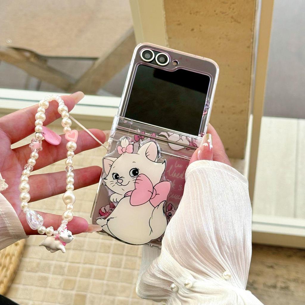 Aristocats Foldable Z Flip Phone Case - Drop-Proof, Creative Women's Design for Z Flip 6/7