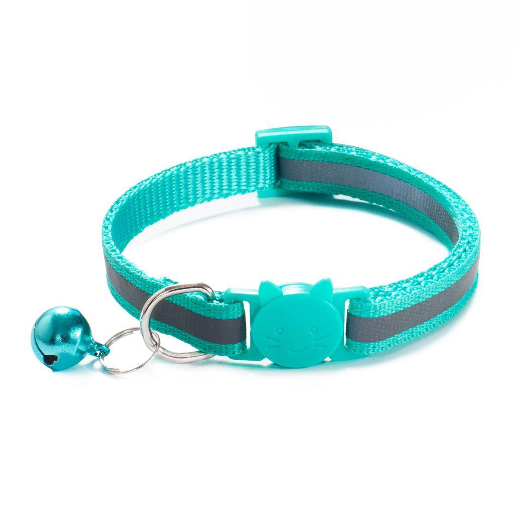 With Bells Reflective Adjustable Size Cat Neck Strap Pet Accessories Cat Collar Kitten Decor