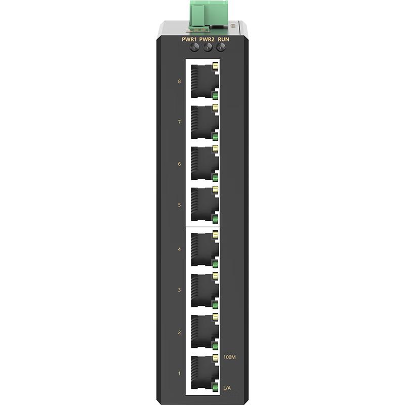 MoweStar ES208 8-Port 100Mbps Industrial Ethernet Switch