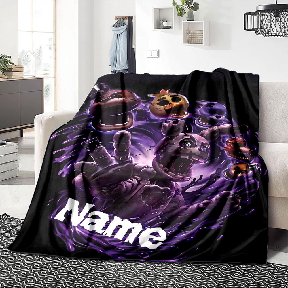 Custom Name Muppet Crossbow Blanket for Couch & Bed, Plush Cozy Fuzzy Blanket Super Soft & Warm Blankets for Fall and Winter. 0908145