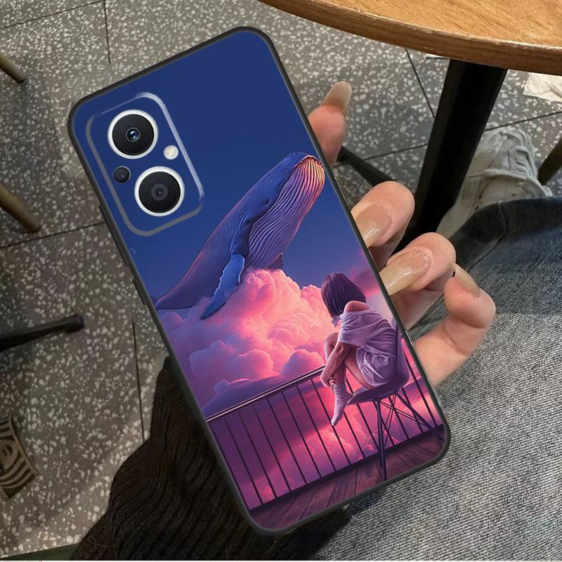 Flying Whale Magical For OPPO Reno 11F 12F 13F 14F 8T 10 11 12 13 14 Pro 8 7 Lite OPPO Find X8 X6 X5 X9 Pro Case