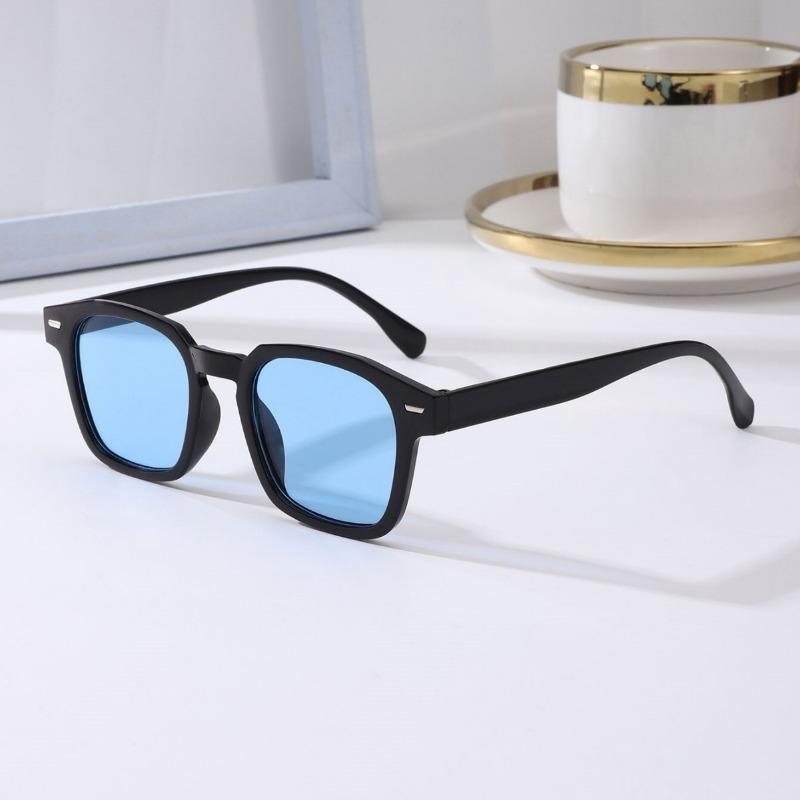 Vintage Vierkante Fietsbril Mannen Vrouwen Retro Designer Bril UV400 Bescherming Unisex Populaire Kleuren