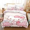 Hello Kitty Camera da Letto Set Biancheria da Letto per Bambini Copripiumone Comforte Queen Con Federa Regali di Natale Casa