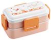 Skater Bento Made In Sanrio Hello Pastel Vivid Watercolor Floral Box, Fluffy, 2-Tier, 600ml, Japan, Kitty, Print, Girl's, PFLW4-A