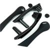 Do Renault Megane 2 Przednie Wewnętrzne Drzwi Wewnętrzna Klamka Czarny Podłokietnik Lewy Prawy 2002-2009 - 2szt OEM 7701475315 7701475316