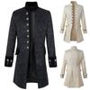 Men's Steampunk Vintage Tailcoat Male Cothic Victorian Frock Coat Halloween Costume
