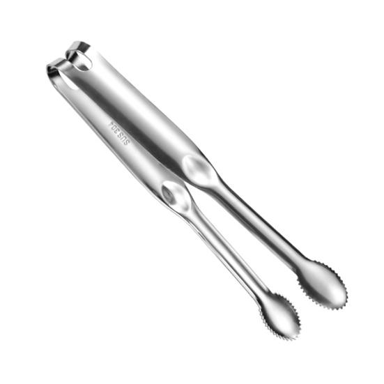 Stainless Steel Food Tongs for Buffet BBQ Long Handle Non-Slip Food Clips Rust-Proof Dishwasher Safe Kitchen Utensils for Seafood Bread
