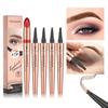 Four-claw Liquid Water Eyebrow Pencil Double-headed Waterproof and Sweat-proof Non-smudged Ultra-fine Four-headed Eyebrow Pencil