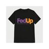 Europäische Größen Payeah Fed Up Lässiges T-Shirt mit Digitaldruck, 100% Schwere Baumwolle | Reguläre Passform, Rundhalsausschnitt, Ganzjahresartikel, Geeignet für Erwachsene und Jugendliche