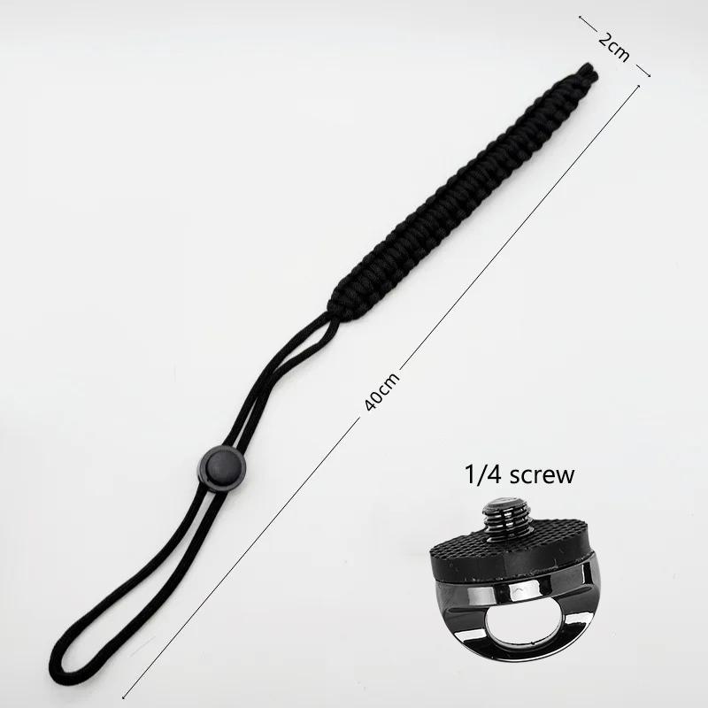 DSLR Camera Wristband Anti-Lost Rope for Insta360 X5/X4 DJI Action 5/4 GoPro Hero 13/12 Action Camera And 1/4 Screw Rope