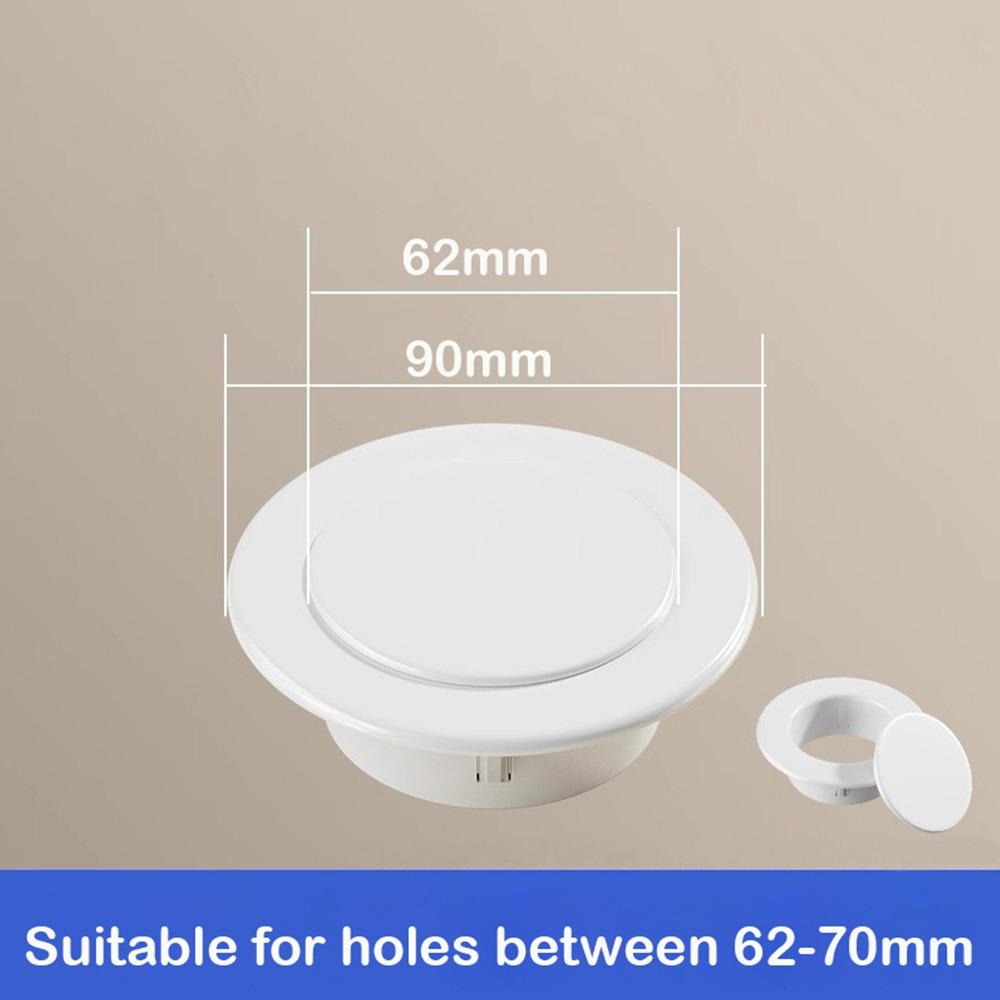 Plastic Wall Decorative Cover Split Type Wall Hole Duct Cover Cable Passage