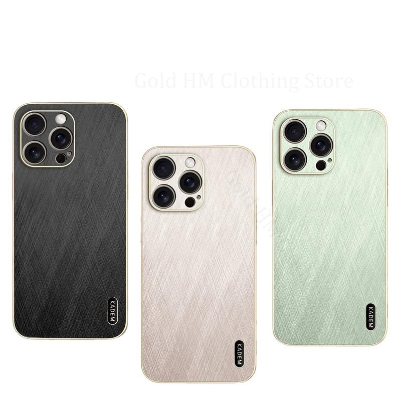 6D Beschichtung Gold Seidenleder Textur Handyhülle Für iPhone 16e SE 4 Robuste Galvanisierte Hülle Für Apple 16 15 Pro Max 13 14 Pro