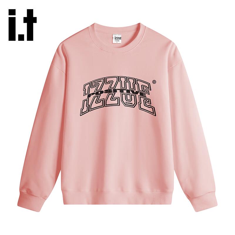 izzue Retro Letter Unisex Crewneck Sweatshirt