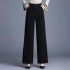 Wijde pijpen broek voor dames met hoge taille Vrij hangend Los afslankend Dansen Catwalk Casual broek Damesbroek