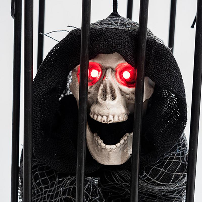 Halloween Gefangener Geist Ornamente Horror Gefangener Geist Anhänger Induktion Käfig Ornamente Streich Requisiten Urlaub Dekoration