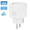 EU 16A Smart Socket Remote Control Smart Life APP Wifi Smart Plug With Power Monitoring Support Google Assistant Alexa