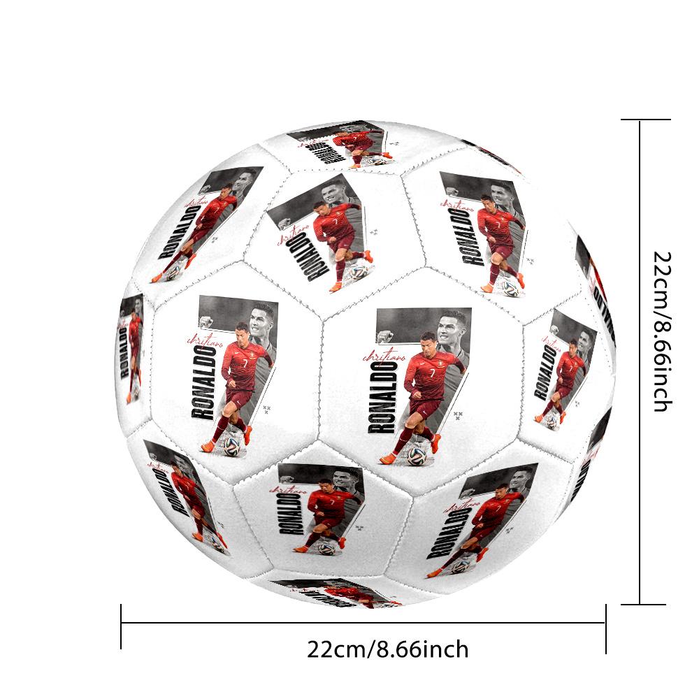 Maestria Calcistica di Ronaldo Pallone da Calcio Taglia 5 Macchina per Calcio Cucita a Macchina Universale Indoor/Outdoor Regalo Unico per gli Amanti del Calcio